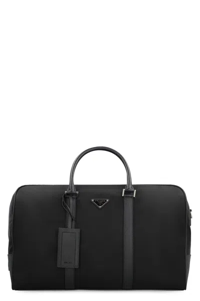 Prada Travel Bag In Black