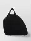 Prada Travel Bag Canvas Top Handles In Black