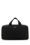 Prada Black Nappa Leather Travel Bag In Black