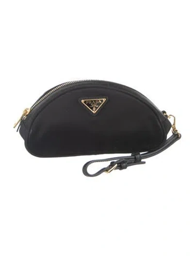 Pre-owned Prada Travel Pouch In Black
