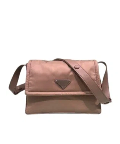Prada Traveller Small Padded Re-nylon Shoulder Bag In Pink