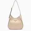 Prada Travertine-coloured Leather Shoulder Bag