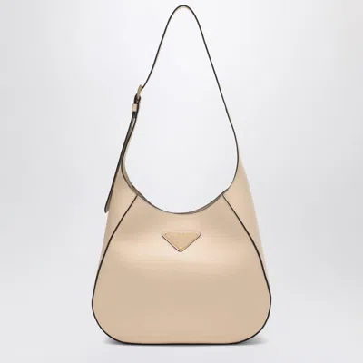PRADA PRADA TRAVERTINE-COLOURED SHOULDER BAG