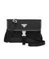 Prada Logo-plaque Smartphone Holder In Black