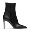 Prada Triangle Logo 95mm Ankle Boots In Black