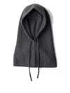 Prada Womens Grey Wool And Cashmere Knit Hood In Gray