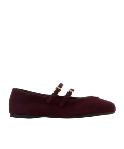 Prada Round Toe Flat Shoes