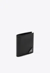 Prada Triangle Logo Bi-fold Wallet