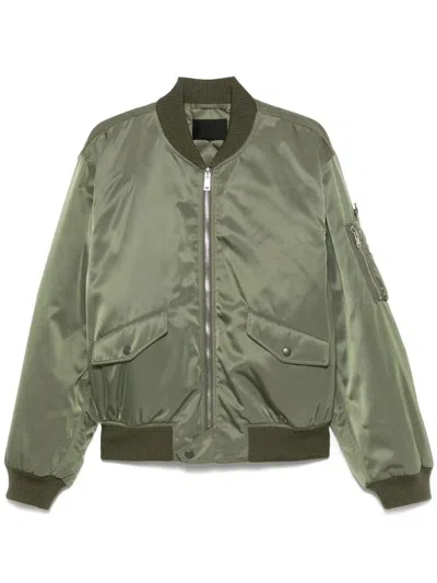 PRADA PRADA TRIANGLE-LOGO BOMBER JACKET