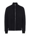 Prada Triangle-logo Wool-cashmere Cardigan In Black