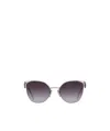 Prada Womens Silver Pr 57ys Aviator Steel And Polyamide Sunglasses In Gray