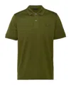 Prada Triangle-logo Cotton Polo Shirt In Military Green