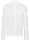Prada White Cotton Shirt In White