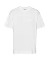 Prada Triangle Logo-patch Cotton T-shirt In White