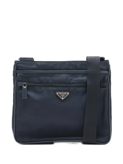 Pre-owned Prada Triangle-logo Crossbody Bag