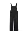 Prada Latzhose Aus Denim In Black