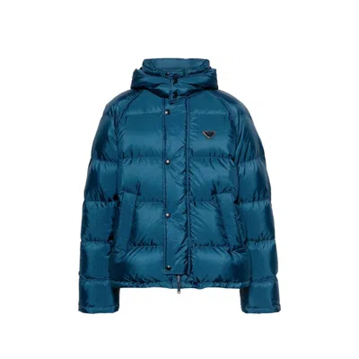 Prada Triangle Logo Down Jacket Men