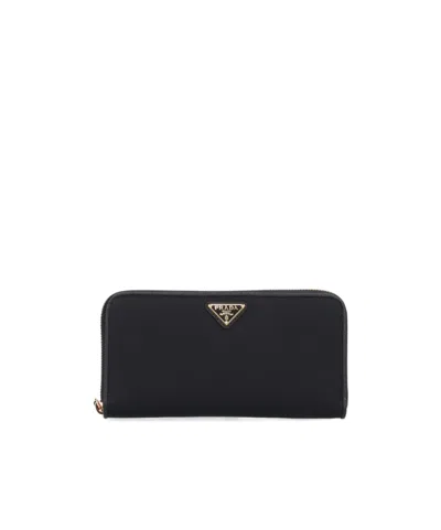 PRADA TRIANGLE-LOGO ECONYL WALLET