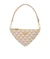 Prada Symbole Triangle-logo Shoulder Bag In Neutrals