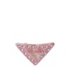 Prada Triangle-logo Hair Clip In Pink