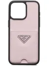 PRADA TRIANGLE LOGO IPHONE 15 PRO MAX CASE