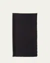Prada Triangle Logo Jacquard Scarf In F0002 Nero