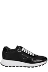 PRADA TRIANGLE LOGO LACE-UP SNEAKERS