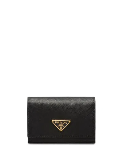 PRADA SAFFIANO-LEATHER CARD HOLDER
