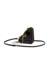 Prada Patent Leather Mini Pouch In Black