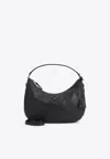 Prada Black Leather Handbag In Black