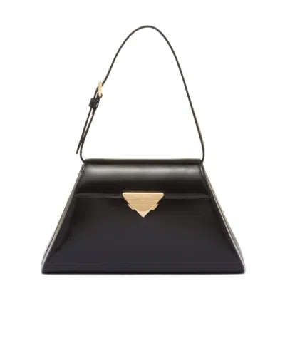 PRADA MEDIUM BRUSHED LEATHER HANDBAG
