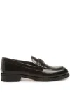 PRADA TRIANGLE-LOGO LOAFERS