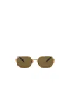 Prada Sunglasses With Triangle Logo In Brown