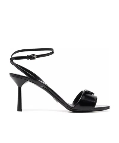 Prada Triangle Logo-plaque Open-toe Sandals