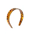 Prada Plexiglas Headband In Honey/hawksbill Color