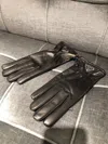 Prada Triangle-logo Pull-on Gloves In Black