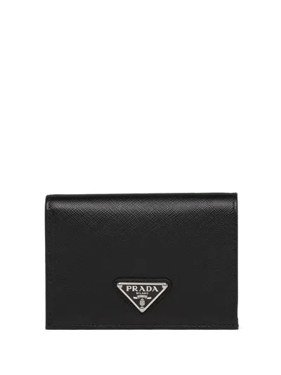 PRADA TRIANGLE LOGO RECTANGLE WALLET