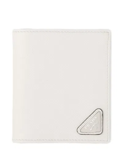 Prada Triangle-logo Saffiano Leather Wallet