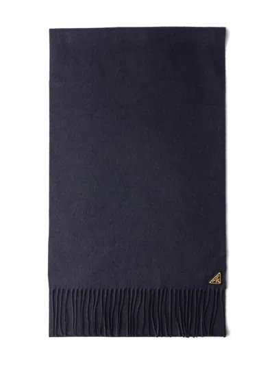 Prada Triangle-logo Scarf In Multi