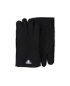 Prada Triangle-logo Sheepskin Gloves In Black