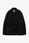Prada Womens Black Re-nylon Quilted Recycled-nylon Jacket In Black