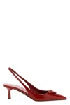 Prada Women Triangle Logo Slingback