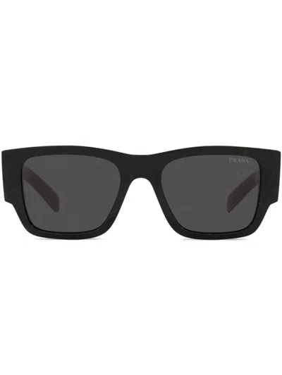 Prada Eckige Sonnenbrille Mit Triangel-logo