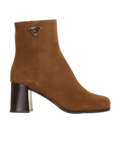 PRADA SUEDE BOOTIES