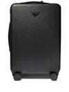 Prada Triangle-logo Suitcase In Schwarz