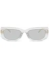 Prada Sunglasses With The Triangle Logo In Grey