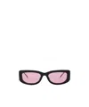 Prada Sunglasses With Triangle Logo In Pink