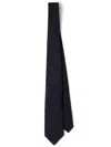 Prada Triangle-logo Tie In Blue