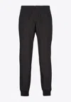 Prada Technical Cotton And Re-nylon Pants In Black
