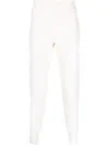 Prada Triangle-logo Track Pants In Weiss